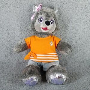 Build-A-Bear Violet The Wolf Plush Great Wolf Lodge 25th Birthday Shirt Jeans